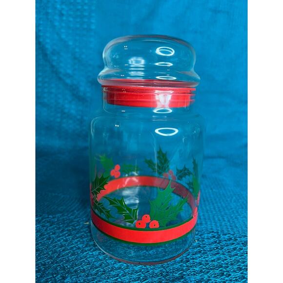 holly leaf christmas jar - Picture 3 of 9